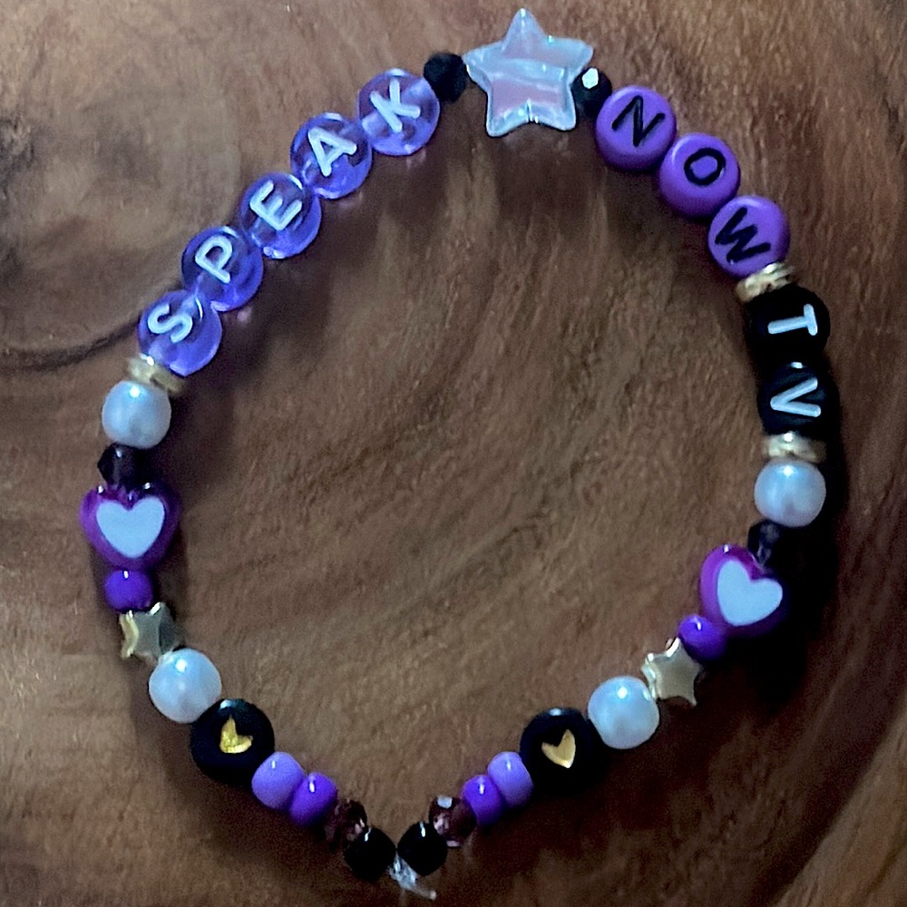 Taylor Swift Handmade Friendship Beaded Bracelet
“Speak Now Taylor’s Version”